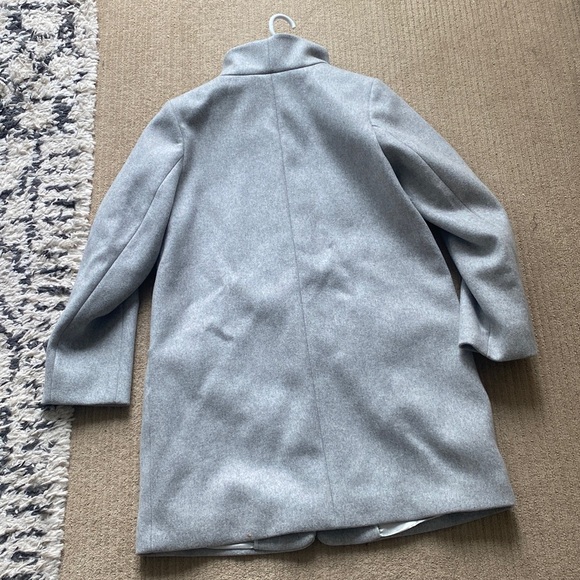 Wilfred The Cacoon Coat New-Virgin Wool, Size L, Heather Light Grey - Picture 2 of 16